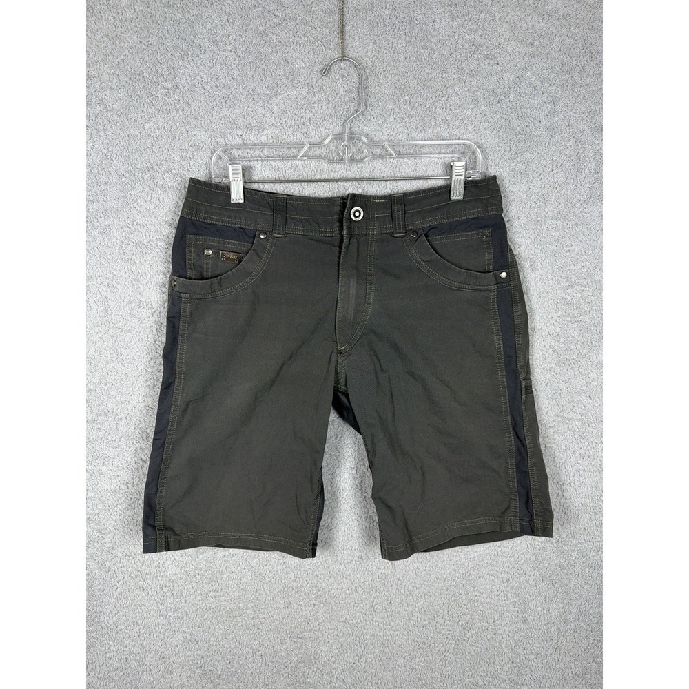 Kuhl Men's Radikl Shorts Inseam 8" Carbon Green Style #5068 Outdoor Size 32